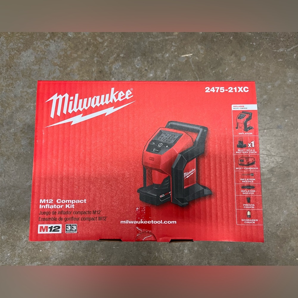 Milwaukee inflator kit
